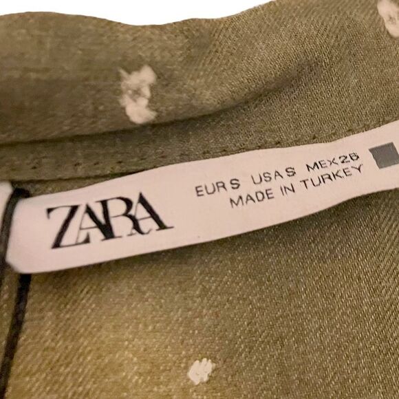 NWT | Zara Dotted Mini Mesh Dress with Tie | Size Small - Picture 6 of 6